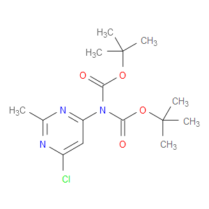 2-METHYL-6-[BIS(TERT-BUTOXYCARBONYL)AMINO]-4-CHLOROPYRIMIDINE