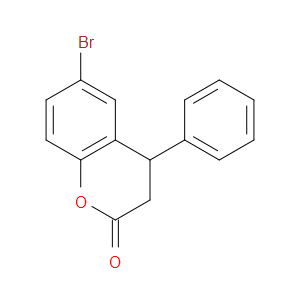 6-BROMO-4-PHENYLCHROMAN-2-ONE