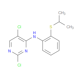 2,5-DICHLORO-N-(2-(ISOPROPYLTHIO)PHENYL)PYRIMIDIN-4-AMINE