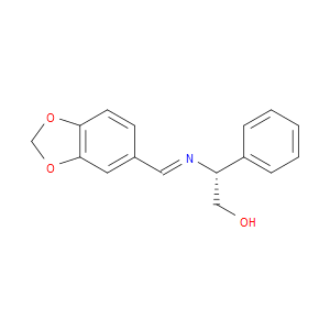 (R,E)-2-(BENZO[D][1,3]DIOXOL-5-YLMETHYLENEAMINO)-2-PHENYLETHANOL