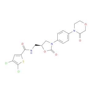 (S)-4,5-DICHLORO-N-((2-OXO-3-(4-(3-OXOMORPHOLINO)PHENYL)OXAZOLIDIN-5-YL)METHYL)THIOPHENE-2-CARBOXAMIDE - Click Image to Close