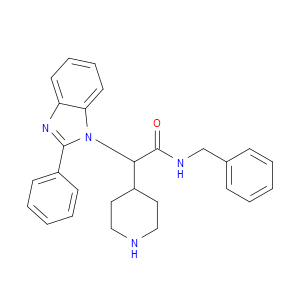 N-BENZYL-2-(2-PHENYL-1H-BENZO[D]IMIDAZOL-1-YL)-2-(PIPERIDIN-4-YL)ACETAMIDE - Click Image to Close