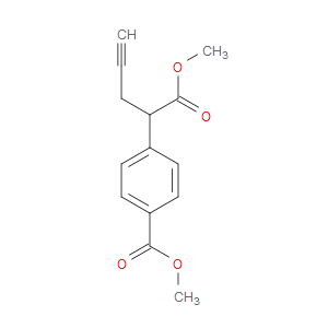 BENZENEACETIC ACID, 4-(METHOXYCARBONYL)-ALPHA-2-PROPYN-1-YL-, METHYL ESTER