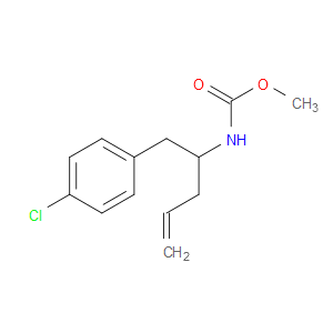 METHYL (1-(4-CHLOROPHENYL)PENT-4-EN-2-YL)CARBAMATE - Click Image to Close