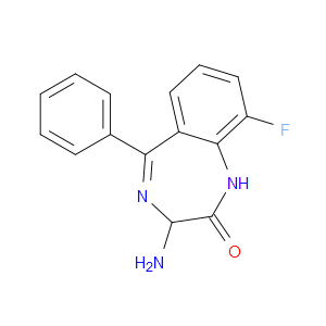 3-AMINO-9-FLUORO-5-PHENYL-1H-BENZO[E][1,4]DIAZEPIN-2(3H)-ONE