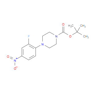 TERT-BUTYL 4-(2-FLUORO-4-NITROPHENYL)PIPERAZINE-1-CARBOXYLATE