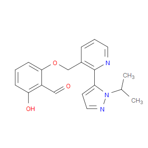2-HYDROXY-6-((2-(1-ISOPROPYL-1H-PYRAZOL-5-YL)PYRIDIN-3-YL)METHOXY)BENZALDEHYDE