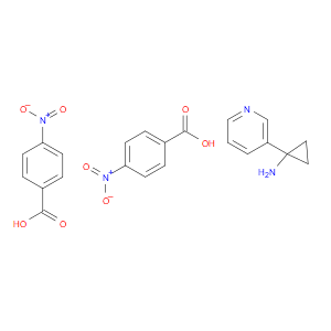 1-(PYRIDIN-3-YL)CYCLOPROPAN-1-AMINE BIS(4-NITROBENZOATE)