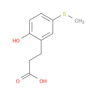 3-[2-HYDROXY-5-(METHYLTHIO)PHENYL]PROPANOIC ACID