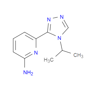 6-(4-ISOPROPYL-4H-1,2,4-TRIAZOL-3-YL)PYRIDIN-2-AMINE