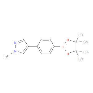 1-METHYL-4-(4-(4,4,5,5-TETRAMETHYL-1,3,2-DIOXABOROLAN-2-YL)PHENYL)-1H-PYRAZOLE