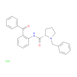 (S)-N-(2-BENZOYLPHENYL)-1-BENZYLPYRROLIDINE-2-CARBOXAMIDE HYDROCHLORIDE