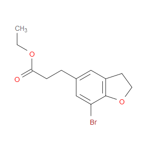 ETHYL 3-(7-BROMO-2,3-DIHYDRO-1-BENZOFURAN-5-YL)PROPANOATE - Click Image to Close