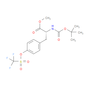 (R)-METHYL 2-((TERT-BUTOXYCARBONYL)AMINO)-3-(4-(((TRIFLUOROMETHYL)SULFONYL)OXY)PHENYL)PROPANOATE