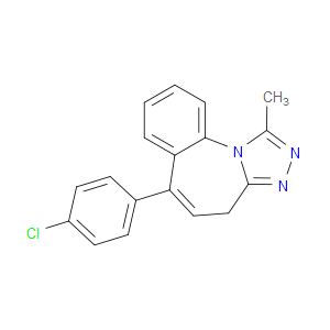 6-(4-CHLOROPHENYL)-1-METHYL-4H-BENZO[F][1,2,4]TRIAZOLO[4,3-A]AZEPINE - Click Image to Close