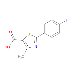 2-(4-FLUOROPHENYL)-4-METHYL-1,3-THIAZOLE-5-CARBOXYLIC ACID