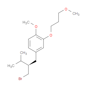 2-(3-METHOXYPROPOXY)-4-((R)-2-(BROMOMETHYL)-3-METHYLBUTYL)-1-METHOXYBENZENE - Click Image to Close