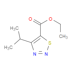 ETHYL 4-(PROPAN-2-YL)-1,2,3-THIADIAZOLE-5-CARBOXYLATE