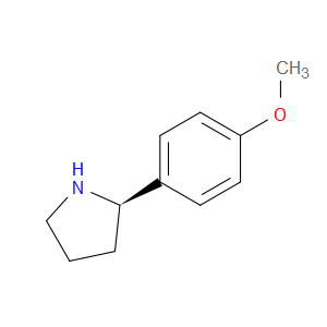 1-((2R)PYRROLIDIN-2-YL)-4-METHOXYBENZENE