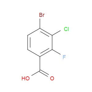 4-BROMO-3-CHLORO-2-FLUOROBENZOIC ACID