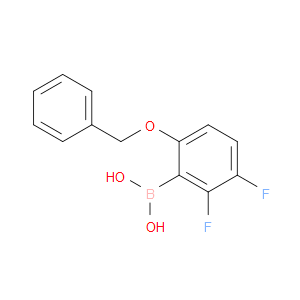 2,3-DIFLUORO-6-BENZYLOXYPHENYLBORONIC ACID - Click Image to Close