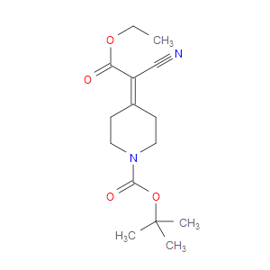 TERT-BUTYL 4-(1-CYANO-2-ETHOXY-2-OXOETHYLIDENE)PIPERIDINE-1-CARBOXYLATE