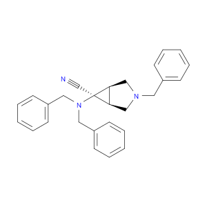 (1R,5S,6R)-3-BENZYL-6-(DIBENZYLAMINO)-3-AZABICYCLO[3.1.0]HEXANE-6-CARBONITRILE