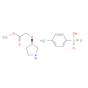 (R)-METHYL 2-(PYRROLIDIN-3-YLOXY)ACETATE 4-METHYLBENZENESULFONATE