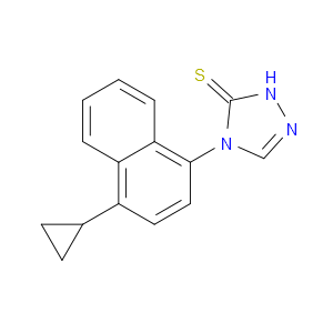 4-(4-CYCLOPROPYLNAPHTHALEN-1-YL)-1H-1,2,4-TRIAZOLE-5(4H)-THIONE - Click Image to Close