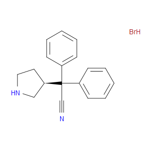 (S)-2,2-DIPHENYL-2-(PYRROLIDIN-3-YL)ACETONITRILE HYDROBROMIDE