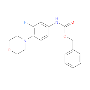BENZYL (3-FLUORO-4-MORPHOLINOPHENYL)CARBAMATE