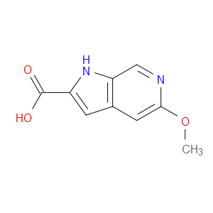 5-METHOXY-1H-PYRROLO[2,3-C]PYRIDINE-2-CARBOXYLIC ACID