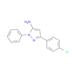 3-(4-CHLOROPHENYL)-1-PHENYL-1H-PYRAZOL-5-AMINE - Click Image to Close