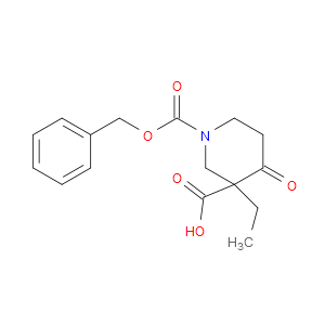 1-BENZYL 3-ETHYL 4-OXOPIPERIDINE-1,3-DICARBOXYLATE