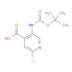 5-((TERT-BUTOXYCARBONYL)AMINO)-2-CHLOROISONICOTINIC ACID