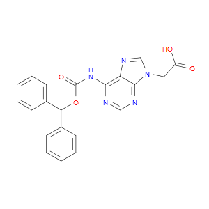 (6-BENZHYDRYLOXYCARBONYLAMINO-PURIN-9-YL)-ACETIC ACID