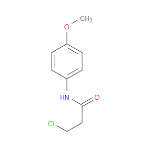 3-CHLORO-N-(4-METHOXYPHENYL)PROPANAMIDE - Click Image to Close