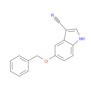5-(BENZYLOXY)-1H-INDOLE-3-CARBONITRILE