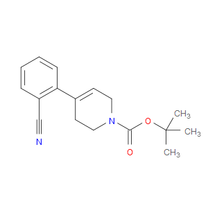 TERT-BUTYL 4-(2-CYANOPHENYL)-5,6-DIHYDROPYRIDINE-1(2H)-CARBOXYLATE - Click Image to Close
