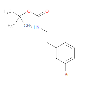 TERT-BUTYL 3-BROMOPHENETHYLCARBAMATE - Click Image to Close
