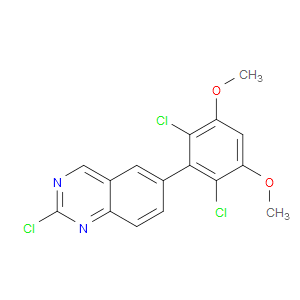 2-CHLORO-6-(2,6-DICHLORO-3,5-DIMETHOXYPHENYL)QUINAZOLINE