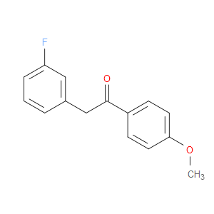 2-(3-FLUOROPHENYL)-1-(4-METHOXYPHENYL)ETHANONE - Click Image to Close