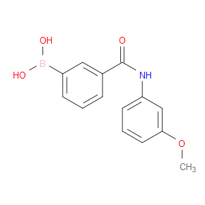 (3-((3-METHOXYPHENYL)CARBAMOYL)PHENYL)BORONIC ACID - Click Image to Close