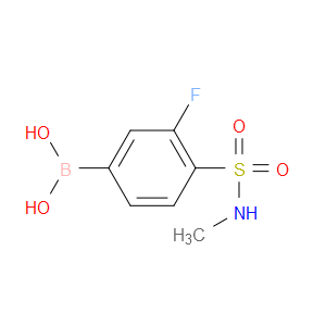 (3-FLUORO-4-(N-METHYLSULFAMOYL)PHENYL)BORONIC ACID