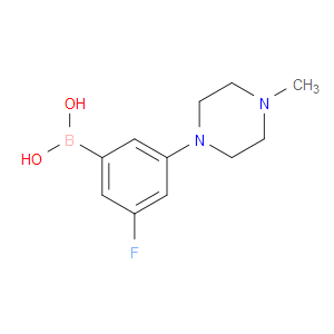 (3-FLUORO-5-(4-METHYLPIPERAZIN-1-YL)PHENYL)BORONIC ACID