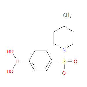 4-(4-METHYLPIPERIDIN-1-YLSULFONYL)PHENYLBORONIC ACID