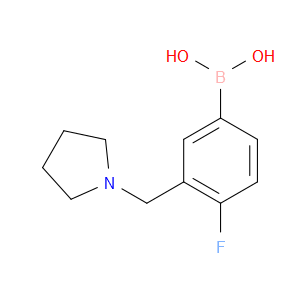 4-FLUORO-3-(PYRROLIDIN-1-YLMETHYL)PHENYLBORONIC ACID - Click Image to Close