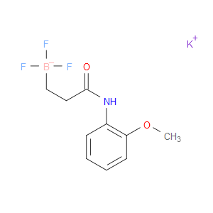 POTASSIUM TRIFLUORO(3-((2-METHOXYPHENYL)AMINO)-3-OXOPROPYL)BORATE - Click Image to Close