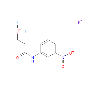 POTASSIUM TRIFLUORO(3-((3-NITROPHENYL)AMINO)-3-OXOPROPYL)BORATE - Click Image to Close