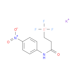 POTASSIUM TRIFLUORO(3-((4-NITROPHENYL)AMINO)-3-OXOPROPYL)BORATE - Click Image to Close